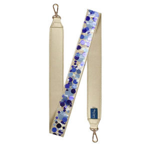 True Blue Confetti Removable Purse Strap Attachment